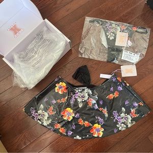 Savage x Fentry Night Blooms Skirt and Thong set